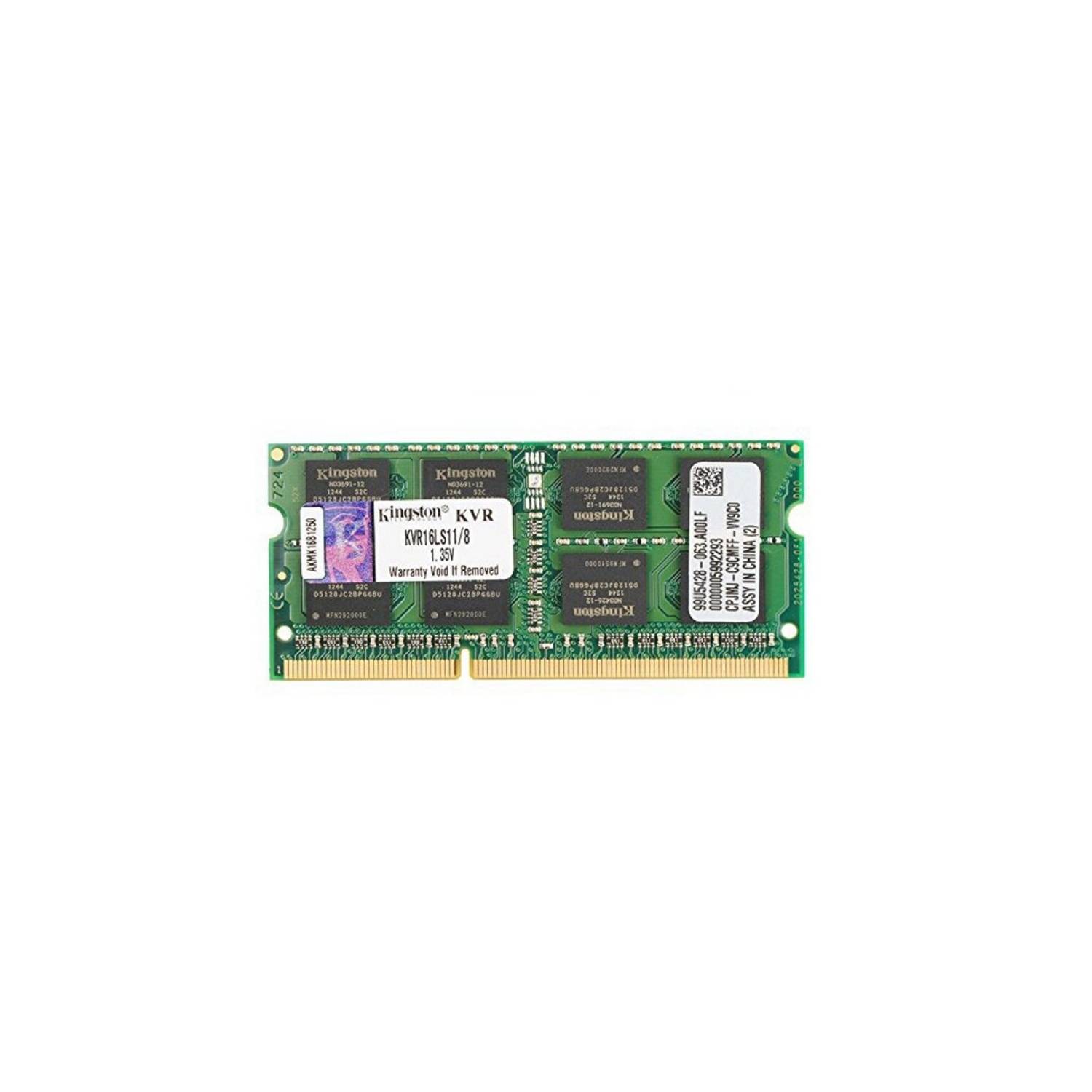 MEMORIA KINGSTON KVR16LS11/8, 8GB, DDR3L, SODIMM, 1600MHZ, CL11. - SMARTECH